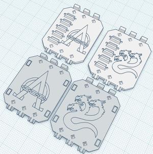 Grimdark Ground Plunderer Doors for the 20th Legion of Alfariuses