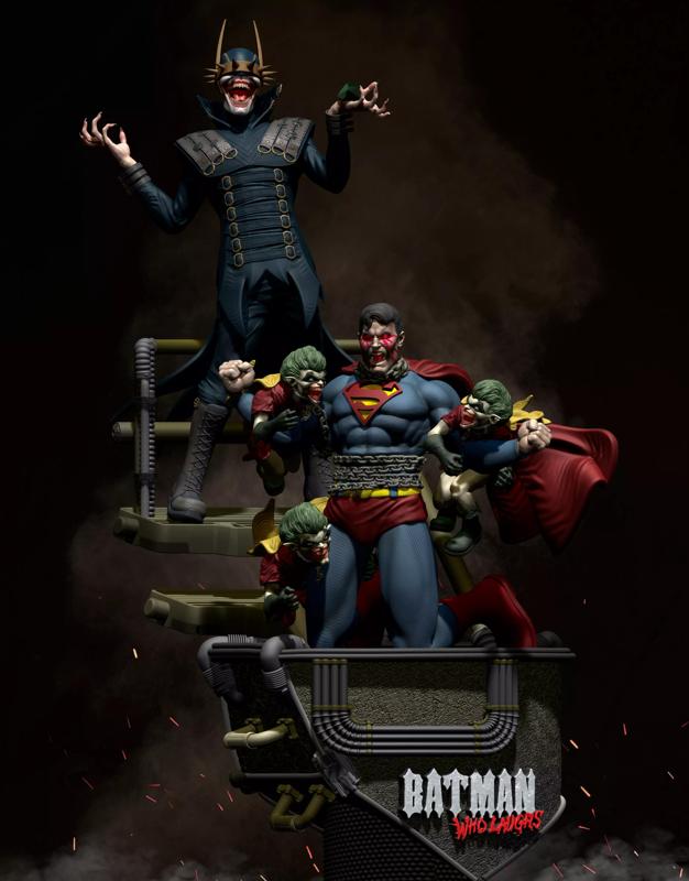 Batman Who Laughs x Superman 1-6 Scale printable STL