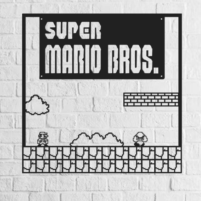 MARIO BROS PORTRAIT - CUADRO