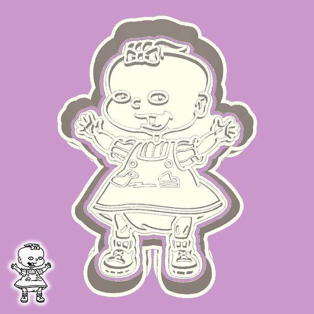 Rugrats cookie cutters - Lil DeVille (style 1)