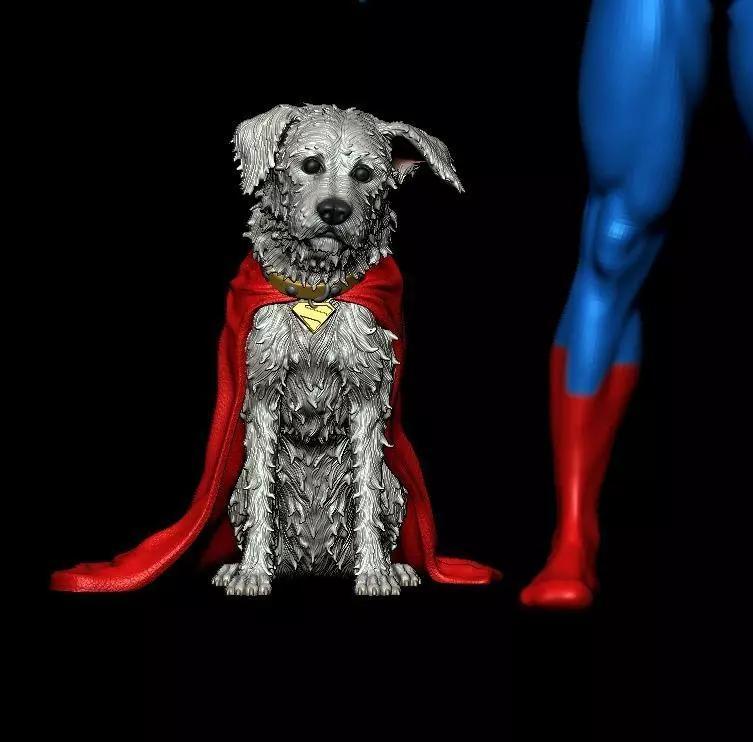 krypto statue 1 12 scale