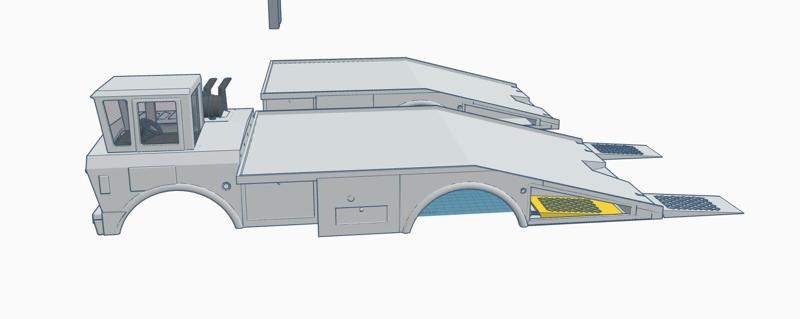 Flatbed 472mm long x 261mm wide fits most Rock Bouncers