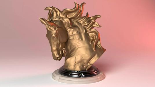 HORSE HEAD SCULPTURE