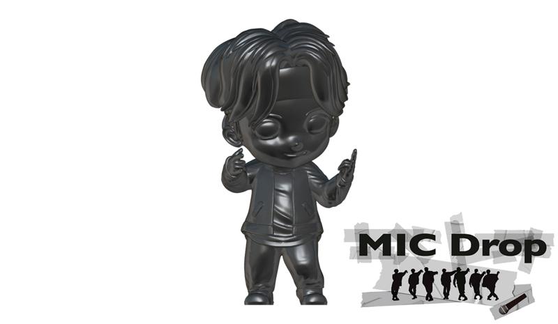 BTS Suga animated Chibi Funko in MIC DROP