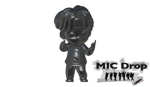 BTS Suga animated Chibi Funko in MIC DROP