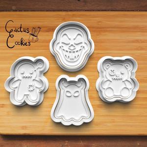 Creepy Halloween Cookie Cutter set 0956