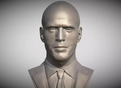 Jason Statham bust
