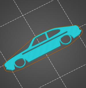 Ford Capri mk3 laser toothpaste squeezer