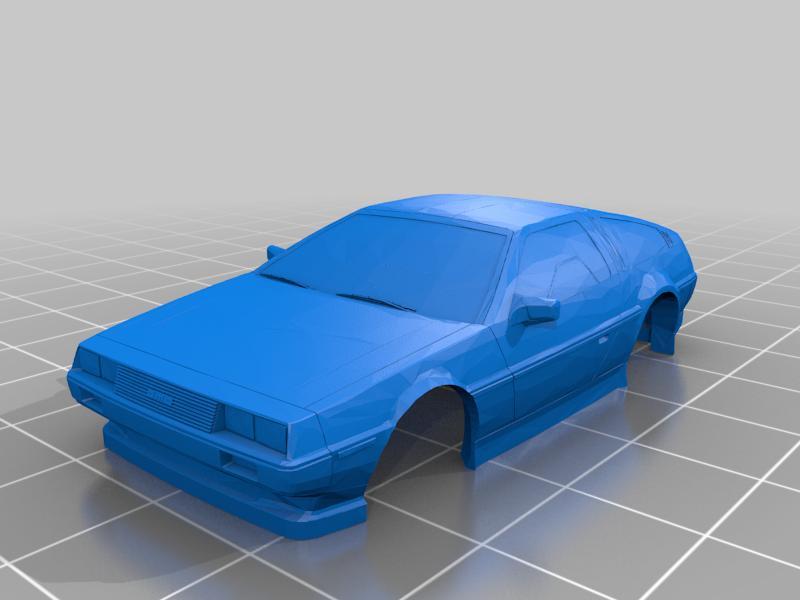 WIP - DMC DeLorean - Turbo Racing Body Shell 1:76 (Gen2)