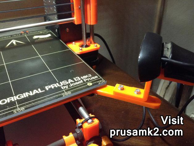 Bed Camera Mount for Prusa I3 Mk2