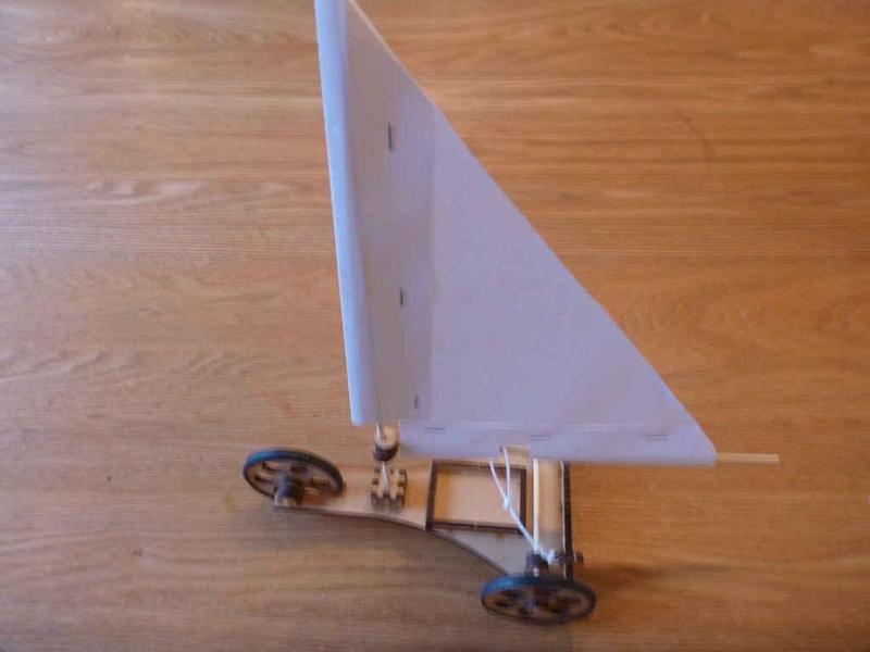 Laser cut land yacht