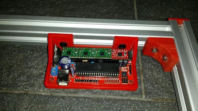 Sanguinololu bracket for 3030 extrusion