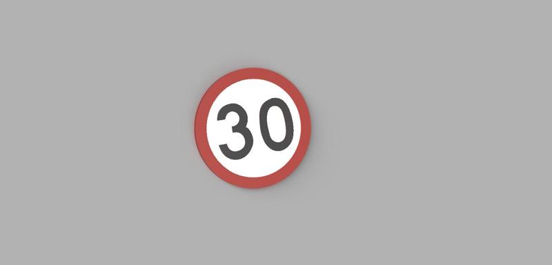 1/10 ROAD SIGN / ZNAK DROGOWY B33