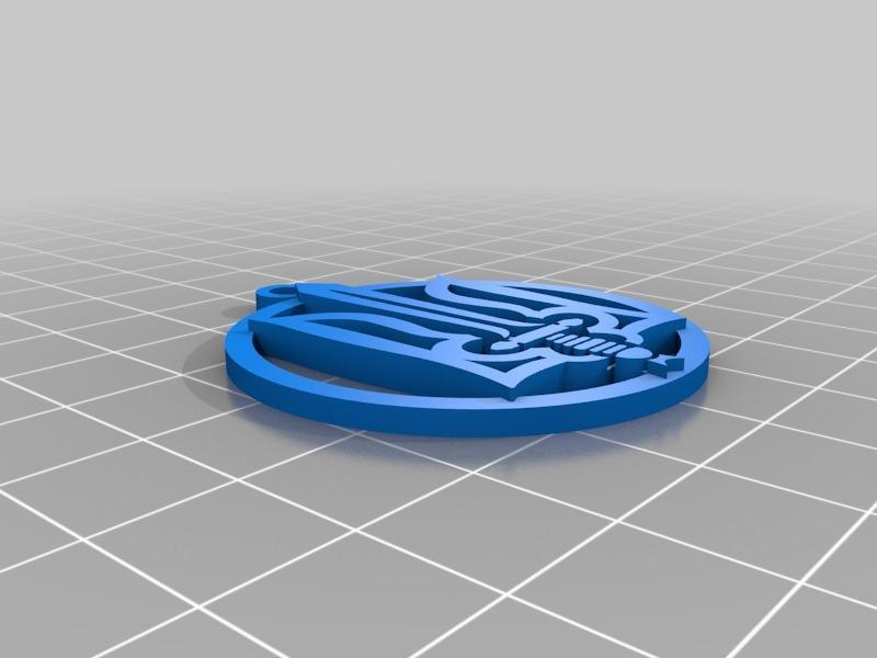 Ukrainian symbol - Trident with a sword