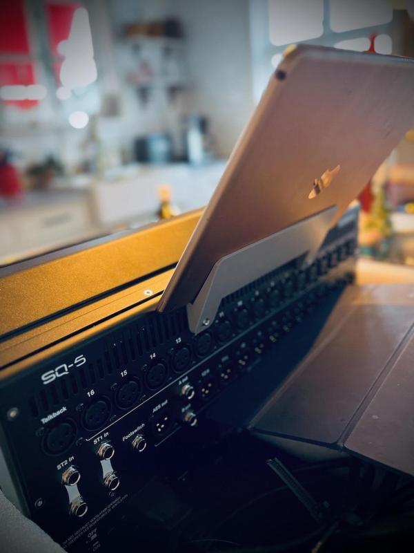 Bracket for Allen & Heath SQ5 SQ6 SQ7 with iPad Air, Pro (see details)