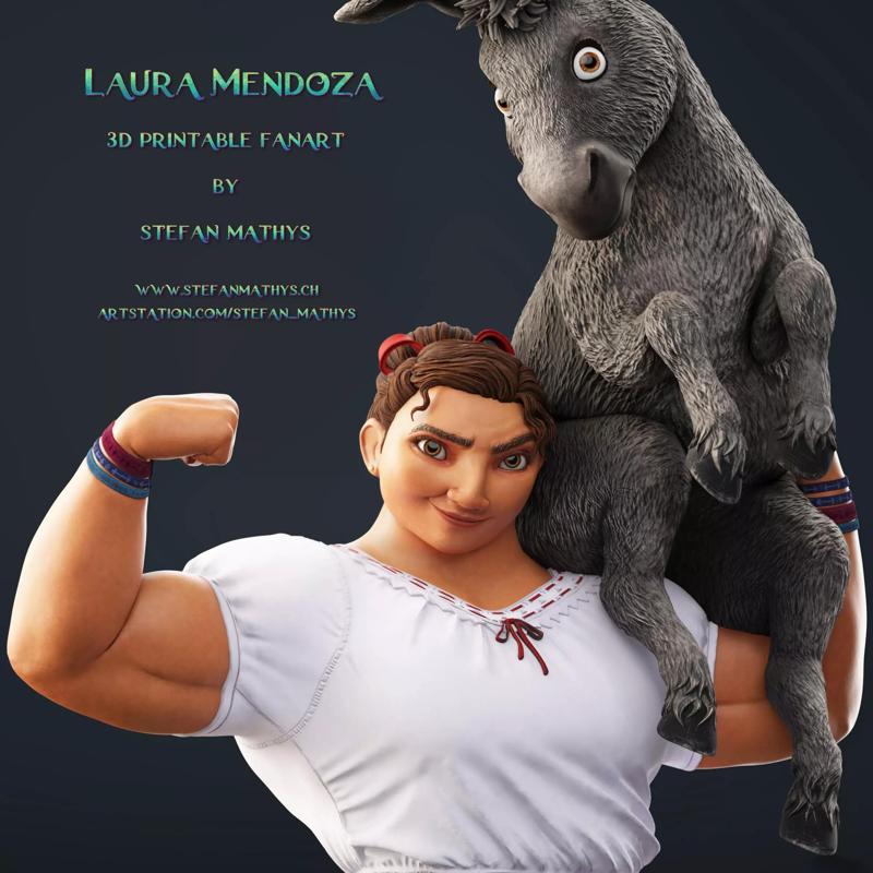 Laura Mendoza - Luisa Madrical Encanto Fanart - 3D Printable