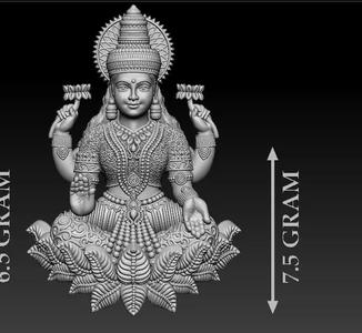 Laxmi Mata 3D print model 3D print model