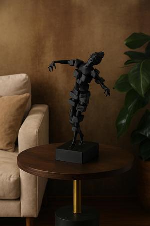 Fragmented Dancer Sculpture – Elegant Abstract Art