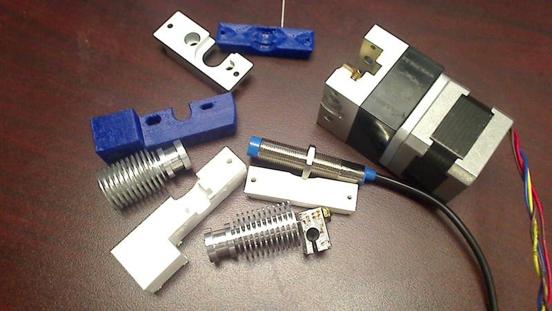 E3D V6 Extruder Mount With Probe Lite 