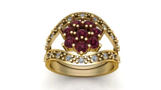 wedding Diamond ring for women 3d printable model