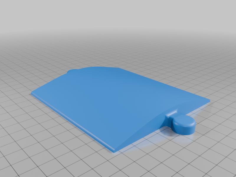 Male and female adapters for RC Track Curbs (Kerbs) designed by WalterRobinson