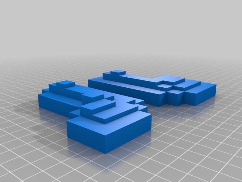 Minecraft Diamond boots.