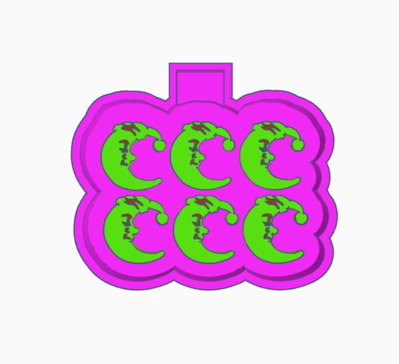 Sleepy Star Ornament STL File – 3D Printable Mold Design for Resin, Clay, and Celestial DIY Decorations