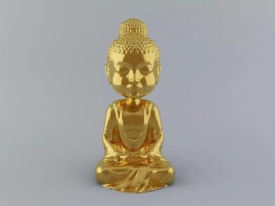 Little Buddha 3D Print Ready Model
