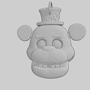 FNAF / FIVE NIGHTS AT FREDDY'S Shamrock Freddy Flat Keychain llavero