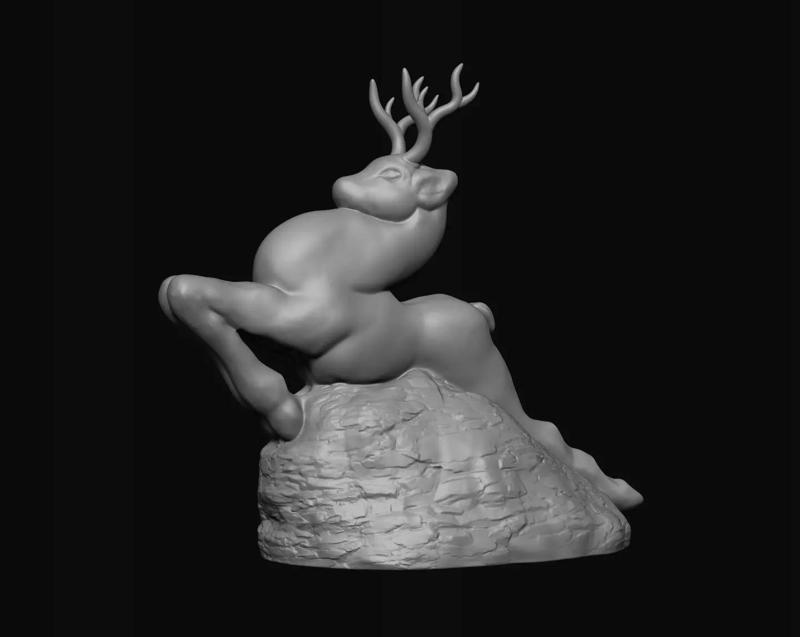 Deer Statue - 3D Print