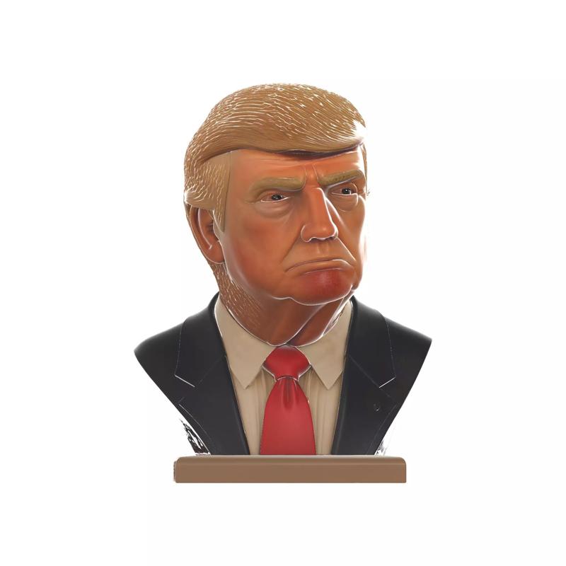 Donald Trump Bust Political Statue