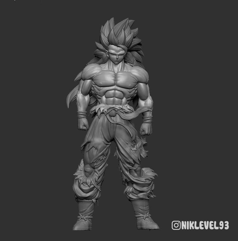 Goku SSJ3 Super Saiyan Dragonball