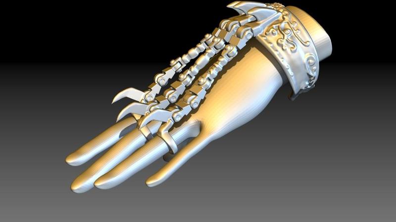 Bracelet_connected_rings_Claw