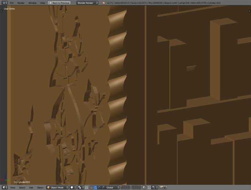 Wood Spiral CAD Stamp