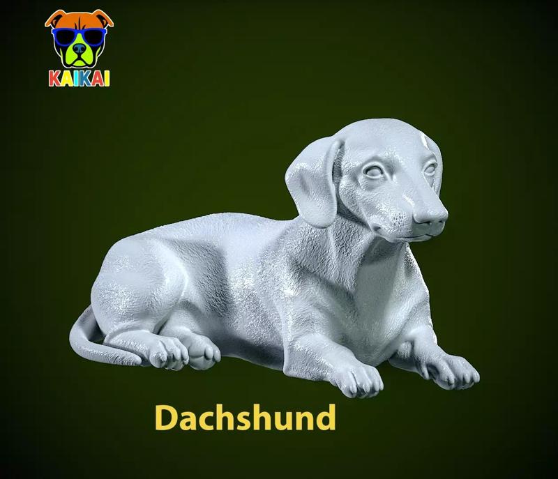 Dachshund in urban vibe - 3D print