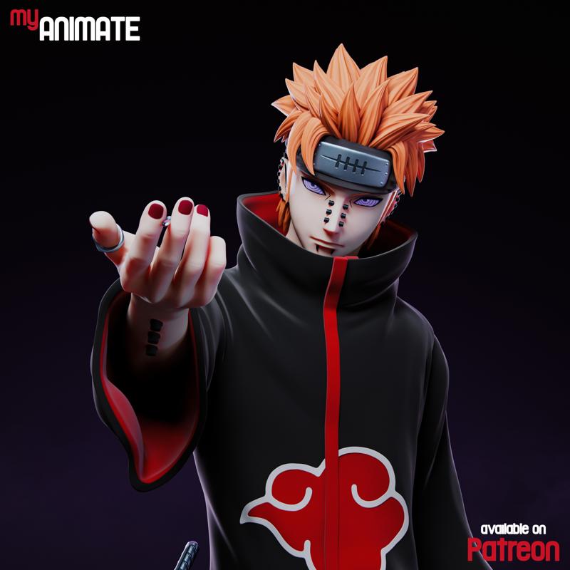 PAIN/NAGATO - 3D PRINTABLE FIGURE
