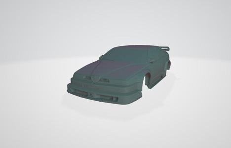 Alfa Romeo 155 Mini-Z (Body shell)
