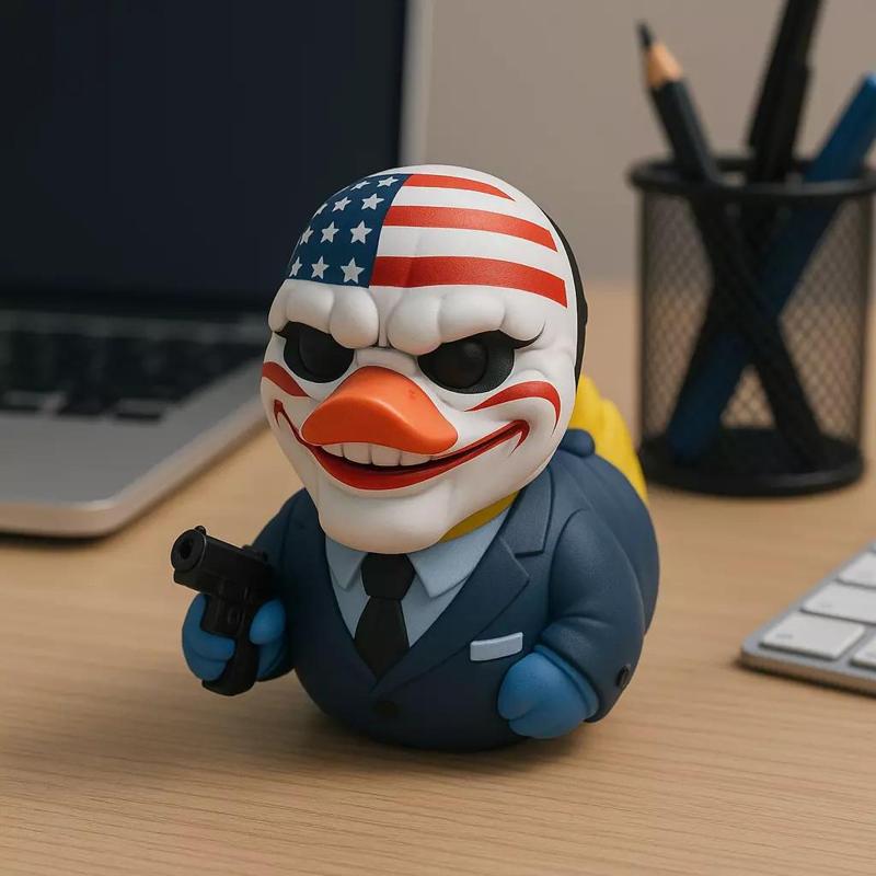 Rubber Duck - Dallas mask - Payday - 3d print