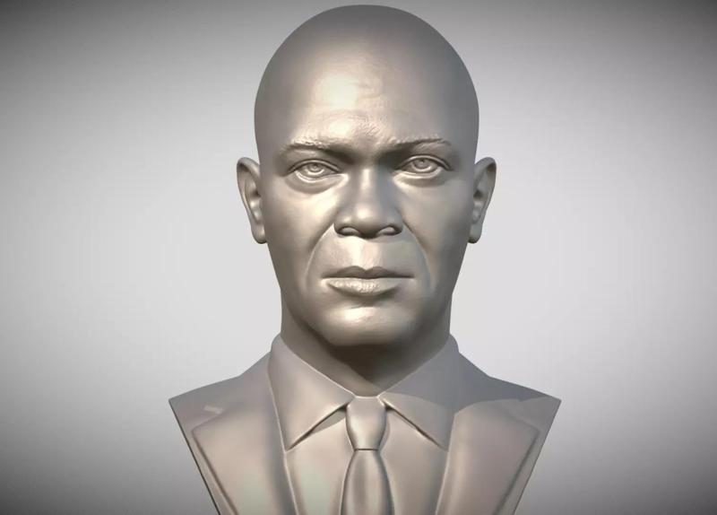 Samuel L Jackson bust