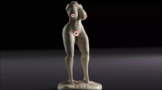 Sexy Woman Statue 8