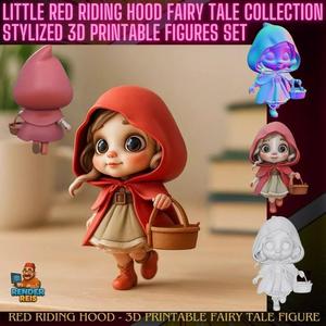 Red Riding Hood  3D Printable Fairy Tale Figure