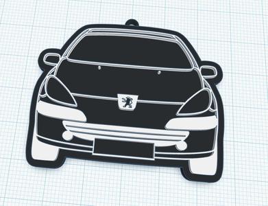 Peugeot 307 Front Keychain : Keychain