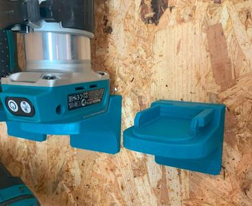 Makita battery tool holder horizontal front