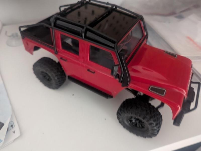 TRX4M Defender Body Clips and sliders