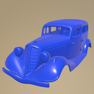 GAZ M-1 1936 PRINTABLE CAR BODY