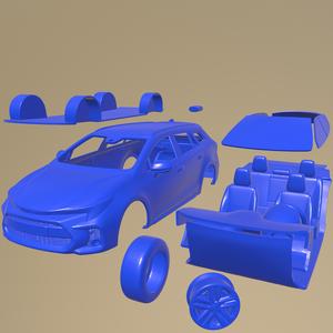 Suzuki Swace 2020 PRINTABLE CAR IN SEPARATE PARTS