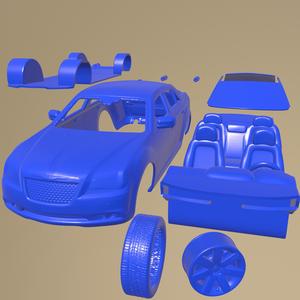 Chrysler 300 SRT8 2012 Printable Car In Separate Parts