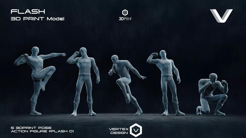 The Flash Action Figures Pack01