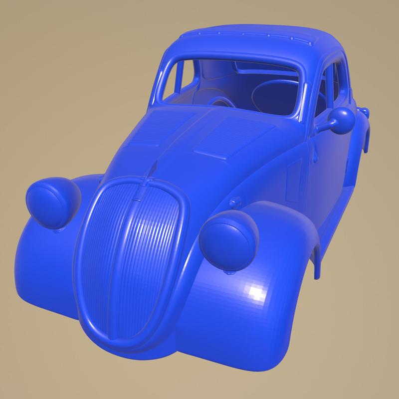 Fiat 500 Topolino 1936  printable car BODY