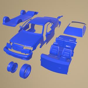 MERCEDES BENZ E CLASS AMG 1988 PRINTABLE CAR IN SEPARATE PARTS